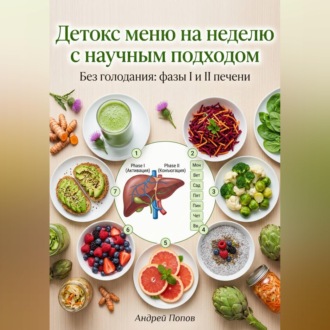 Обложка книги «Детокс меню на неделю с научным подходом»