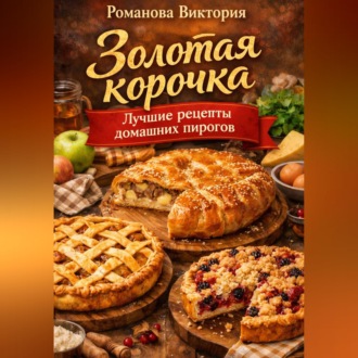 Обложка книги «Золотая корочка: лучшие рецепты домашних пирогов»