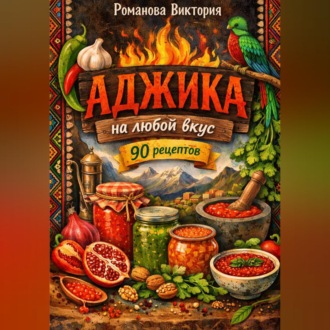 Обложка книги «Аджика на любой вкус: острые, мягкие, чесночные и пряные варианты»