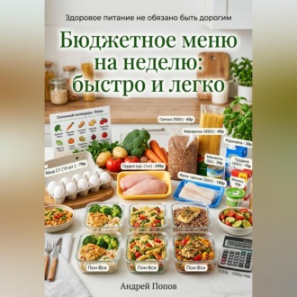 Обложка книги «Бюджетное меню на неделю: быстро и легко»