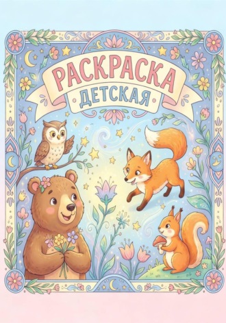 Обложка книги «Раскраска для детей "Зверята"»