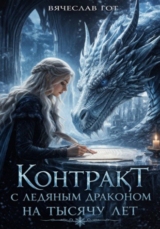 Обложка книги «Контракт с ледяным драконом на тысячу лет»