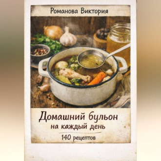 Обложка книги «Домашний бульон на каждый день: база для супов, соусов и горячих блюд»