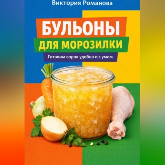 Обложка книги «Бульоны для морозилки: готовим впрок удобно и с умом»