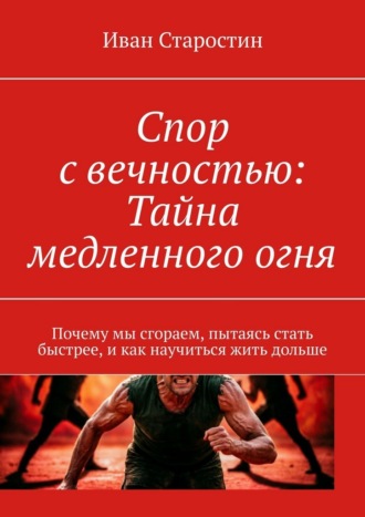 Обложка книги «Спор с вечностью: Тайна медленного огня. Почему мы сгораем, пытаясь стать быстрее, и как научиться жить дольше»