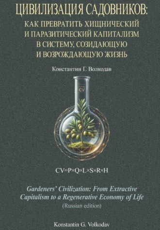 Обложка книги «Цивилизация Садовников: Как превратить хищнический и паразитический капитализм в систему, созидающую и возрождающую жизнь»