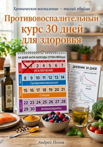 Обложка книги «Противовоспалительный курс 30 дней для здоровья»