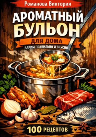 Обложка книги «Ароматный бульон для дома: варим правильно и вкусно»