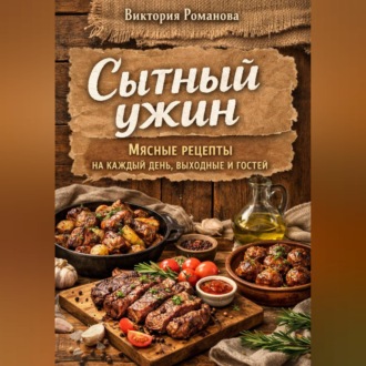 Обложка книги «Сытный ужин: мясные рецепты на каждый день, выходные и гостей»