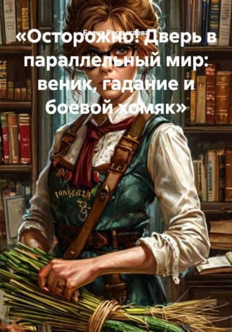 Обложка книги «Осторожно! Дверь в параллельный мир: веник, гадание и боевой хомяк»