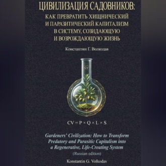 Обложка книги «Цивилизация Садовников: Как превратить хищнический и паразитический капитализм в систему, созидающую и возрождающую жизнь»