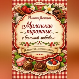 Обложка книги «Маленькие пирожные с большой любовью: 50 рецептов для сладких минут»
