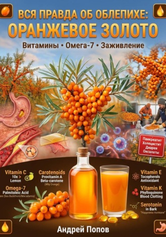 Обложка книги «Вся правда об облепихе: оранжевое золото»