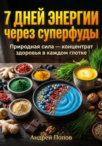 Обложка книги «7 дней энергии через суперфуды»