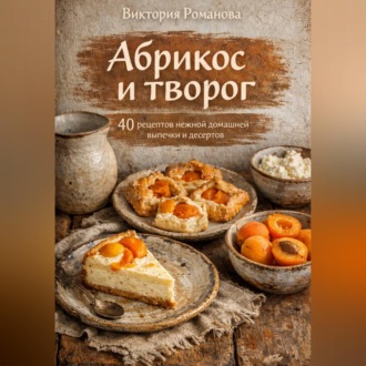 Обложка книги «Абрикос и творог: 40 рецептов нежной домашней выпечки и десертов»