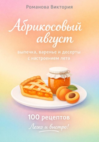 Обложка книги «Абрикосовый август: выпечка, варенье и десерты с настроением лета»