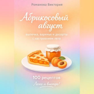 Обложка книги «Абрикосовый август: выпечка, варенье и десерты с настроением лета»