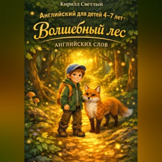 Обложка книги «Английский для детей 4–7 лет. Волшебный лес английских слов»