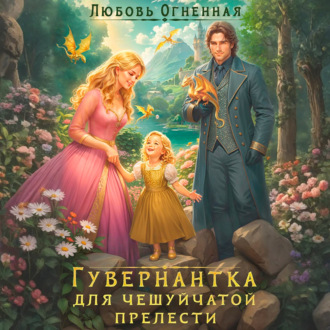 Обложка книги «Гувернантка для чешуйчатой прелести. Переполох в драконьем поместье»