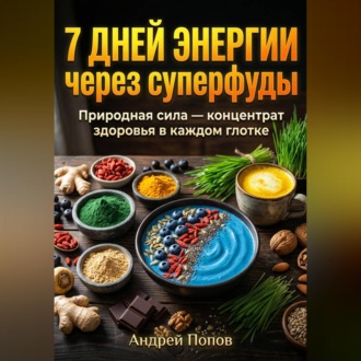 Обложка книги «7 дней энергии через суперфуды»