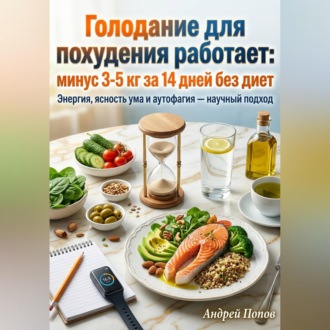 Обложка книги «Голодание для похудения работает: минус 3-5 кг за 14 дней без диет»