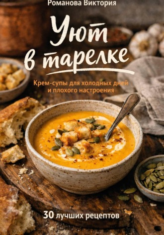 Обложка книги «Уют в тарелке: крем-супы для холодных дней и плохого настроения»