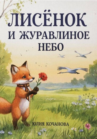 Обложка книги «Лисенок и журавлиное небо»