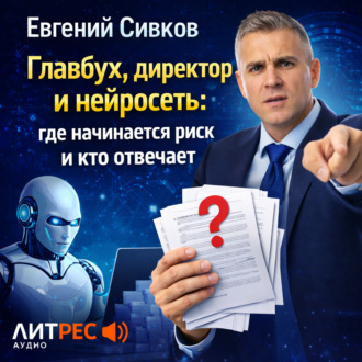 Обложка книги «Главбух, директор и нейросеть: где начинается риск»