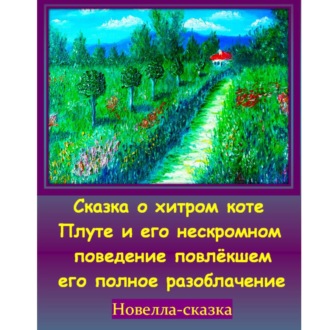 Обложка книги «Сказка о хитром коте Плуте и его нескромном поведение повлёкшем его полное разоблачение.»