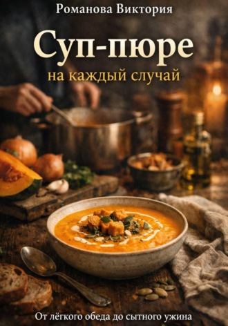 Обложка книги «Суп-пюре на каждый случай: от лёгкого обеда до сытного ужина»