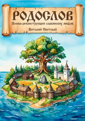 Обложка книги «РОДОСЛОВ. Эпическая поэма-реконструкция славянских мифов»