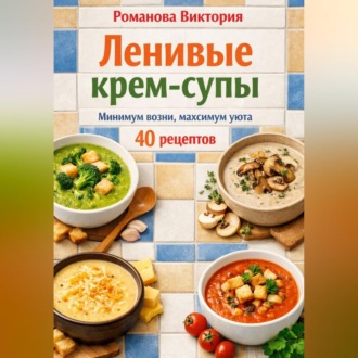 Обложка книги «Ленивые крем-супы: минимум возни, максимум уюта»