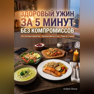 Обложка книги «Здоровый ужин за 5 минут без компромиссов»