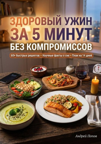 Обложка книги «Здоровый ужин за 5 минут без компромиссов»