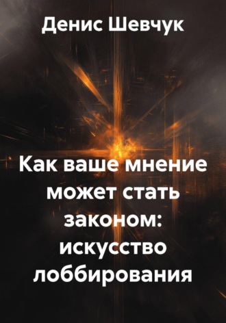 Обложка книги «Как ваше мнение может стать законом: искусство лоббирования»