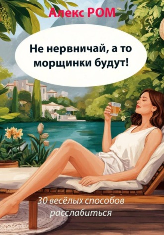 Обложка книги «Не нервничай, а то морщинки будут! 30 весёлых способов расслабиться»