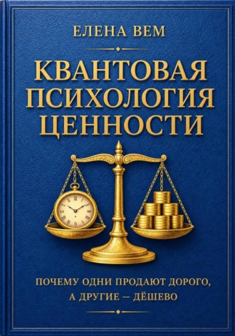 Обложка книги «КВАНТОВАЯ ПСИХОЛОГИЯ ЦЕННОСТИ. Почему одни продают дорого, а другие — дёшево.»