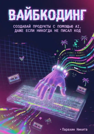 Обложка книги «Вайбкодинг: создавай продукты с помощью AI, даже если никогда не писал код»