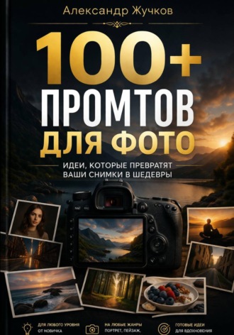 Обложка книги «100+ ПРОМТОВ ДЛЯ ФОТО»