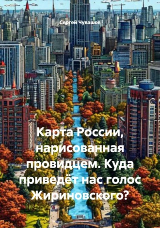 Обложка книги «Карта России, нарисованная провидцем. Куда приведёт нас голос Жириновского?»