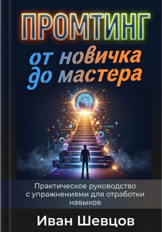 Обложка книги «Промтинг: от новичка до мастера. Практическое руководство с упражнениями»