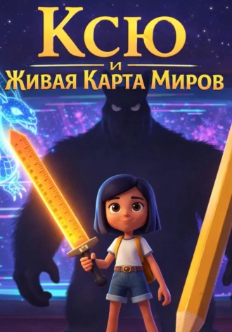 Обложка книги «Ксю и Живая Карта Миров»