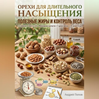 Обложка книги «Орехи для насыщения: полезные жиры и контроль веса»