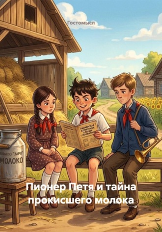 Обложка книги «Пионер Петя и тайна прокисшего молока»