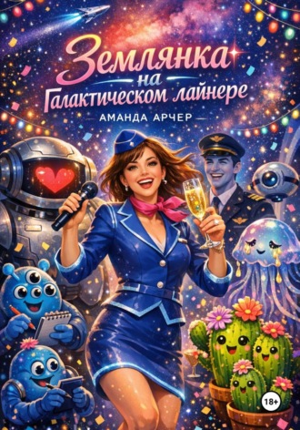 Обложка книги «Землянка на галактическом лайнере»