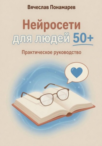 Обложка книги «Нейросети для людей 50+ Практическое руководство»