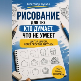 Обложка книги «Рисование для тех, кто думает, что не умеет: шаг за шагом, через простые рисунки.»