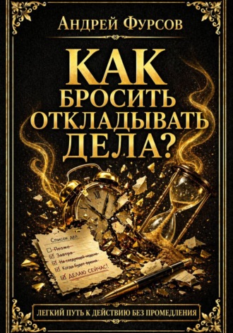 Обложка книги «Как бросить откладывать дела?»