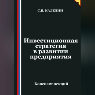 Обложка книги «Инвестиционная стратегия в развитии предприятия»