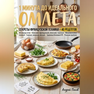 Обложка книги «1 минута до идеального омлета»